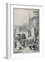 'Place St. Michel, Paris', c1913-Walter Zeising-Framed Giclee Print