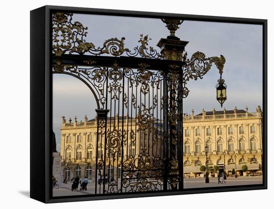 Place Stanislas, Dating from the 18th Century, Nancy, Meurthe Et Moselle, Lorraine, France-De Mann Jean-Pierre-Framed Stretched Canvas