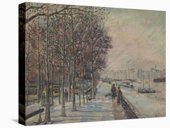 Place Valhubert, Paris-Armand Guillaumin-Stretched Canvas