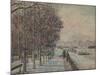 Place Valhubert, Paris-Armand Guillaumin-Mounted Giclee Print