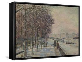 Place Valhubert, Paris-Armand Guillaumin-Framed Stretched Canvas