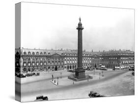 Place Vendome, 1685-1708, Photographed in 1926-Jules Hardouin Mansart-Stretched Canvas