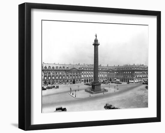 Place Vendome, 1685-1708, Photographed in 1926-Jules Hardouin Mansart-Framed Giclee Print