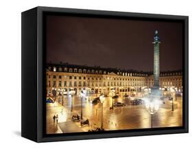 Place Vendome by Night - Paris - France-Philippe Hugonnard-Framed Stretched Canvas