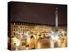 Place Vendome by Night - Paris - France-Philippe Hugonnard-Stretched Canvas