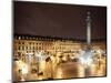 Place Vendome by Night - Paris - France-Philippe Hugonnard-Mounted Photographic Print