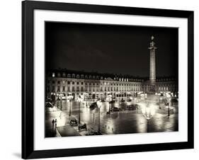 Place Vendome by Night - Paris - France-Philippe Hugonnard-Framed Photographic Print