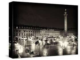 Place Vendome by Night - Paris - France-Philippe Hugonnard-Stretched Canvas