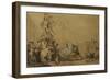 Place Victoire a Paris, 1784-Thomas Rowlandson-Framed Giclee Print