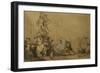 Place Victoire a Paris, 1784-Thomas Rowlandson-Framed Giclee Print