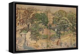 'Place Vintimille, seen from the painter's window (1917)', 1917, (1946)-Edouard Vuillard-Framed Stretched Canvas