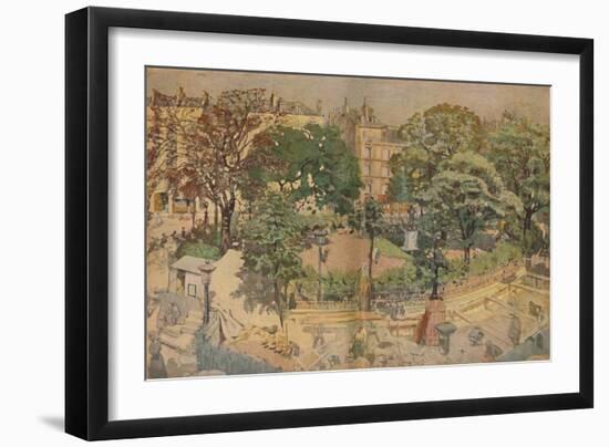 'Place Vintimille, seen from the painter's window (1917)', 1917, (1946)-Edouard Vuillard-Framed Giclee Print
