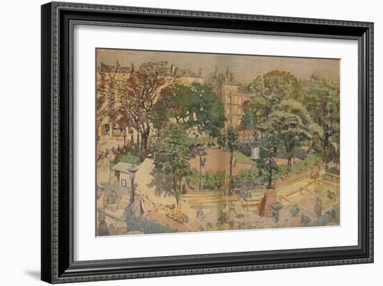 'Place Vintimille, seen from the painter's window (1917)', 1917, (1946)-Edouard Vuillard-Framed Giclee Print