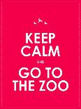Keep Calm and Go to the Zoo Background-place4design-Art Print