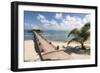 Placencia, Belize. Roberts Grove Resort, Pier Leads from Beach to Bar-Trish Drury-Framed Photographic Print