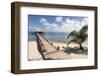 Placencia, Belize. Roberts Grove Resort, Pier Leads from Beach to Bar-Trish Drury-Framed Photographic Print