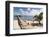 Placencia, Belize. Roberts Grove Resort, Pier Leads from Beach to Bar-Trish Drury-Framed Photographic Print