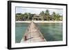 Placencia, Belize. Roberts Grove Resort. Sandy Beach-Trish Drury-Framed Photographic Print