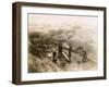 Placer Mining With Sluice,-null-Framed Art Print