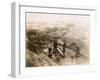 Placer Mining With Sluice,-null-Framed Art Print