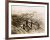 Placer Mining With Sluice,-null-Framed Art Print