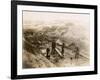 Placer Mining With Sluice,-null-Framed Art Print