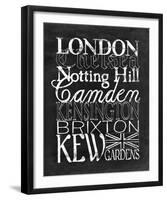 Places to Be - London-Lottie Fontaine-Framed Giclee Print