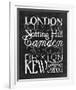 Places to Be - London-Lottie Fontaine-Framed Giclee Print