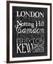 Places to Be - London-Lottie Fontaine-Framed Giclee Print