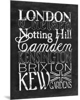 Places to Be - London-Lottie Fontaine-Mounted Giclee Print