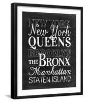 Places to Be - New York-Lottie Fontaine-Framed Giclee Print