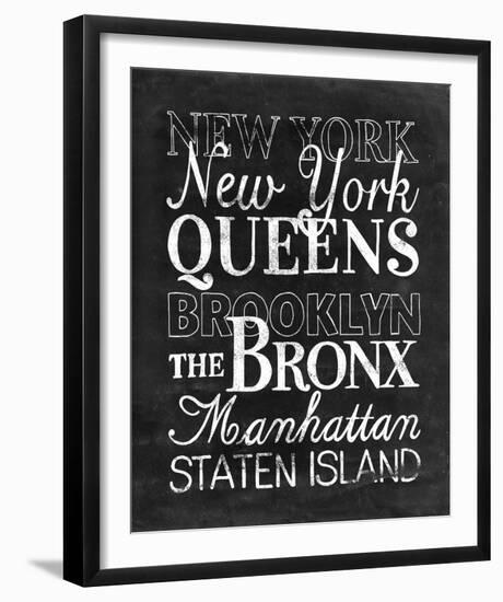 Places to Be - New York-Lottie Fontaine-Framed Giclee Print