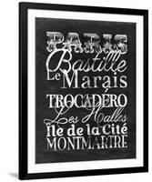 Places to Be - Paris-Lottie Fontaine-Framed Giclee Print