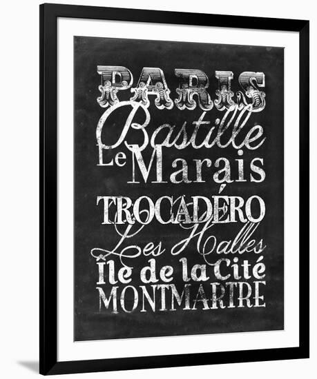 Places to Be - Paris-Lottie Fontaine-Framed Giclee Print