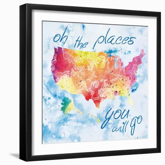 Places You Will Go-Lauren Gibbons-Framed Art Print