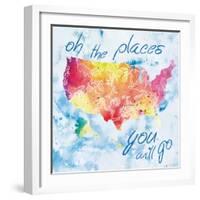 Places You Will Go-Lauren Gibbons-Framed Art Print