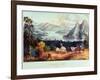 Placid Lake, Adirondacks-null-Framed Giclee Print