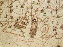 Kingdom of France, from Portolan Atlas Consisting of Six Charts-Placido Caloiro and Francesco Oliva-Giclee Print