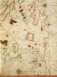 Kingdom of France, from Portolan Atlas Consisting of Six Charts-Placido Caloiro and Francesco Oliva-Framed Giclee Print