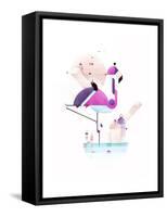 Placido Flamingo-Antony Squizzato-Framed Stretched Canvas