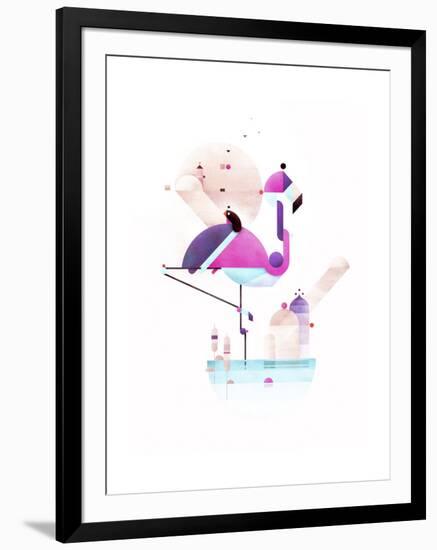 Placido Flamingo-Antony Squizzato-Framed Giclee Print