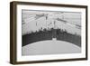 Placing Keystone into Gateway Arch in St. Louis-null-Framed Photographic Print