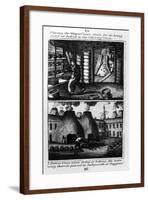Placing the "Dipped" Ware in the "Glazing" Oven, 1827-null-Framed Giclee Print