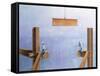 Placing the Last Link-Lincoln Seligman-Framed Stretched Canvas