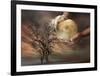 Placing the Moon-Elisaveta Jordanova-Framed Giclee Print