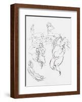 Plafond de l'Opéra: Carmen-Marc Chagall-Framed Collectable Print