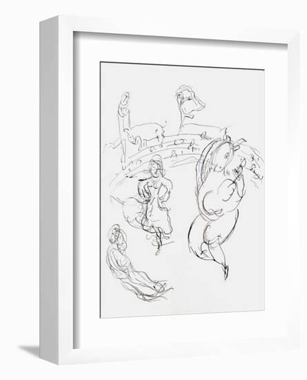 Plafond de l'Opéra: Carmen-Marc Chagall-Framed Collectable Print