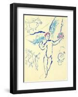 Plafond de l'Opéra: Loiseau de Feu-Marc Chagall-Framed Collectable Print