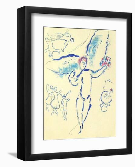 Plafond de l'Opéra: Loiseau de Feu-Marc Chagall-Framed Collectable Print