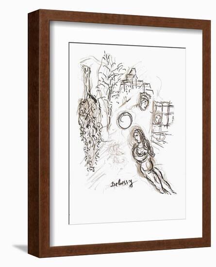 Plafond de l'Opéra: Pelleas et Melisande-Marc Chagall-Framed Collectable Print